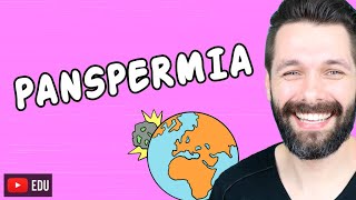 PANSPERMIA CÓSMICA  Hipótese  Biologia com Samuel Cunha [upl. by Annoid]