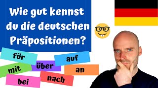 Verben  Präpositionen  A2 B1 B2  Learn German  Deutsch lernen [upl. by Lorilee778]