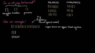 Data Structures Balanced Parentheses in Expression [upl. by Adnamma]