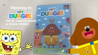 Opening to Hey Duggee The Be Careful Badge amp Other Stories DVD [upl. by Sadick]