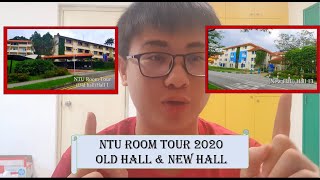 Nanyang Technological University NTU ROOM TOUR 2020  SG  新加坡南洋理工大学宿舍  Old Hall vs New Hall [upl. by Camm]