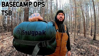 Snugpak Basecamp Ops TSB Sleeping Bag  ReviewTest [upl. by Joslyn232]