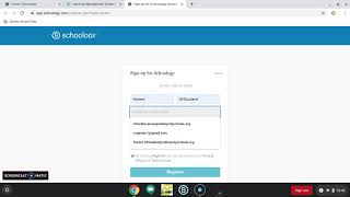 Schoology Student Log In and Parent Account Creation [upl. by Aisercal]