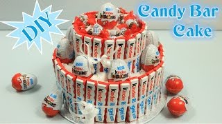 Candy Bar Cake  quotTortequot aus Schokoriegeln amp Süßigkeiten [upl. by Tadeas]