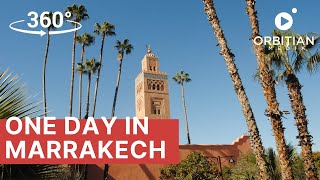 Marrakech City Tour in 360° One Day in Marrakech Trailer 8K version [upl. by Cimah]