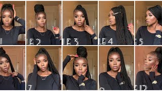 12 knotless box braids hairstyles [upl. by Renato247]