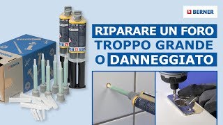 Come riparare un foro troppo grande o danneggiato [upl. by Aivad109]