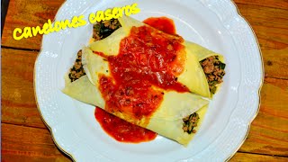 Canelones caseros de carne y verdura [upl. by Lamdin]