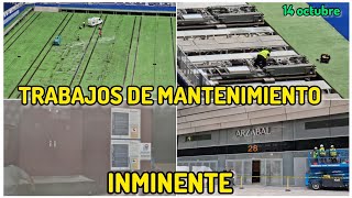 💥 LIMPIAN la LOSA ⚠️ OBRAS del SANTIAGO BERNABEU 14 octubre 2024 [upl. by Ansel461]