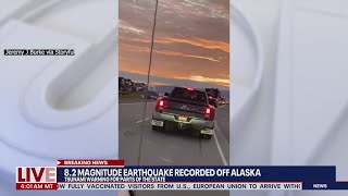 Tsunami warning lifted after 82 earthquake off coast of Alaska  LiveNOW from FOX [upl. by Lecroy670]