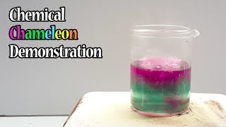 Chemical Chameleon Demonstration with NaOH KMnO4 and Sucrose [upl. by Lodovico]