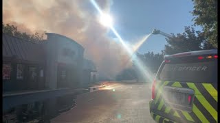 UNCUT Blast fire level Harrisonburg shopping center [upl. by Adnorahc]