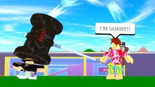 I Got a BAN HAMMER From The New Admin Commands Roblox [upl. by Marfe]