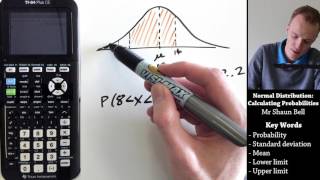 Normal Distribution Calculating Probabilities TI 84 Plus CE [upl. by Eph9]