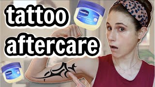 Tattoo aftercare tips from a dermatologist Dr Dray [upl. by Edie940]