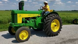 1958 John Deere 730 Diesel Wheatland Tractor [upl. by Salbu305]