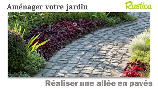 Comment réaliser une allée en pavés [upl. by Inoue]