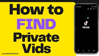 How to FIND Your PRIVATE Videos on Tiktok  And Adjust Who Can SEE Them [upl. by Ykvir]