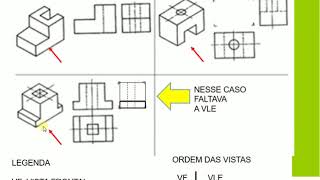 Resolução dos exercícios sobre vistas ortográficas [upl. by Fornof756]