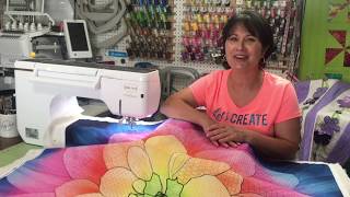 Dream Big Panel Quilting Process [upl. by Price663]