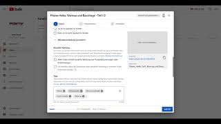 Video auf youtube richtig hochladen Beschreibung Metadaten Thumbnails einfügen [upl. by Sidhu624]