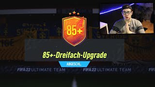 meine zwei 3x 85 PACKS 😱 85 Triple Upgrade Pack FIFA 22 [upl. by Aitropal]