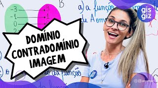 DOMÍNIO CONTRADOMÍNIO e IMAGEM DA FUNÇÃO \Prof Gis  AULA 8 [upl. by Silvia]