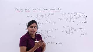 Deriving Fourier Transform From Fourier Series [upl. by Mauralia]