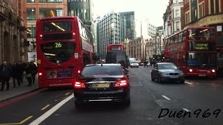 London Streets 462  Bank  Liverpool Street  Shoreditch [upl. by Yhtimit]