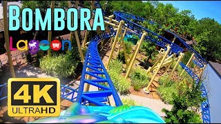 Bombora Roller Coaster 4K POV  Lagoon Amusement Park [upl. by Rossuck]