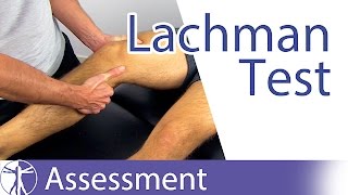 Lachman Test  Cruciate Ligament [upl. by Atinyl]