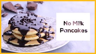 How to Make Pancakes Without Milk  Fustanycom [upl. by Jemima]