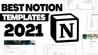 10 Best NOTION Templates for 2021 [upl. by Ynahteb838]