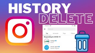 how to check Search history and clear it on Instagram [upl. by Enutrof]