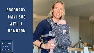 Ergobaby Omni 360 with a Newborn [upl. by Claudy191]