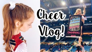 Cheerleading Competition Vlog [upl. by Anol]