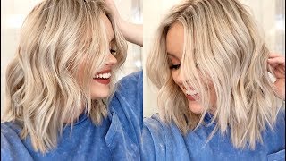 HOW TO EASY WAVES TUTORIAL  Short to Medium Length Hair [upl. by Marta]