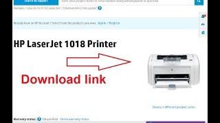 How to Hp Laserjet 1018 Printer Driver Download [upl. by Guntar]