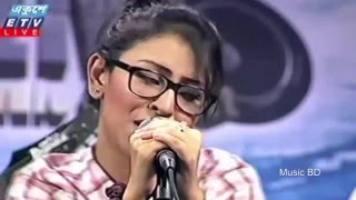 o pagol mon monre mon keno eto kotha bole Bangla Heart Touching Song by Marzia Turin Live 2016 [upl. by Anavi]