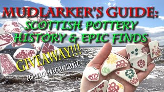 AMAZING FACTS amp FINDS A history of Scottish pottery  Scottish Mudlarking Methven Links Pottery [upl. by Gabey]