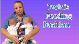 How to feed twins Tandem feeding Part 1 [upl. by Kunz]