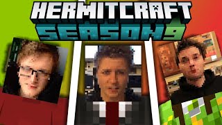 Hermitcraft Season 9 ALL MEMBERS FACES [upl. by Buderus]