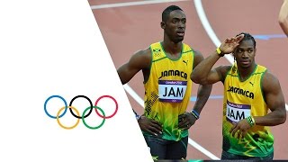 Mens 4x100m Round 1 Highlights  Jamaica amp USA Win  London 2012 Olympics [upl. by Orabel]