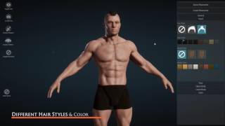 UE4 Character Creator  Create custom character in Unreal Engine 4 [upl. by Malva677]