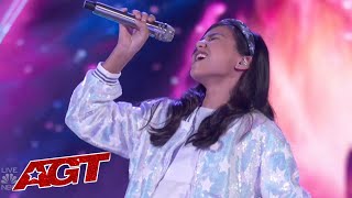 Maddie Taylor Baez BRINGS THE HOUSE DOWN ON AGT Lives [upl. by Idnew]