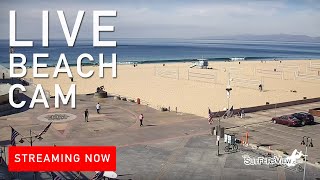 Live Surf Cam Hermosa Beach California [upl. by Atsugua]