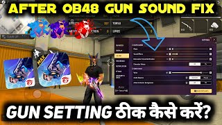 New Control Settings Free Fire After OB48 Update 2025  Free Fire Control Setting Full Details [upl. by Eifos]