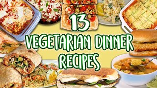 13 Vegetarian Dinner Recipes  Veggie Main Course Super Compilation Well Done [upl. by Elorak]