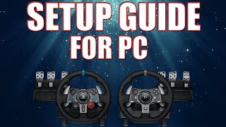 How To Setup G29G920 On PC  Stiff Brake Fix  UPDATE032522 Use Ghub with Windows 11 [upl. by Clauddetta]