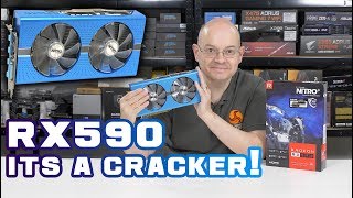 AMD Sapphire Nitro RX590 Review  Its a CRACKING card [upl. by Nivre535]